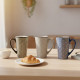 Porcelain Mug Set - 4 Pcs